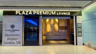 Plaza Premium Lounge in London UK  Heathrow International Airport  LHR  Terminal 2 [upl. by Narah]