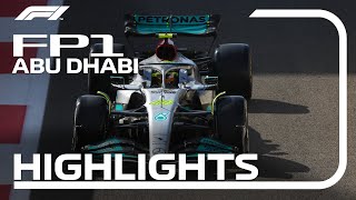 FP1 Highlights  2022 Abu Dhabi Grand Prix [upl. by Martainn]