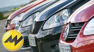 VW Golf GT 20 TDI vs R 32 vs GTI vs GT 14 TSI Sportlich Golf fahren  der Vergleich [upl. by Atekihs]