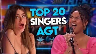 20 Amazing Singing Auditions On Americas Got Talent [upl. by Dalt179]