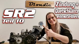 Simson SR2 Restaurierung Teil 10 Zündung  Quetschkante am RH50 Motor einstellen Oldtimer Blondie [upl. by Lumpkin95]