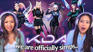 OFFICIAL KDA SIMPS 🥵🔥 First Time Reacting to KDA POPSTARS MORE VILLAIN League of Legends [upl. by Eul]