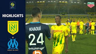 FC NANTES  OLYMPIQUE DE MARSEILLE 1  1  Highlights  FCN  OM  20202021 [upl. by Nalahs]