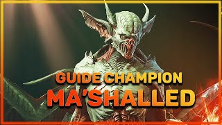 GUIDE CHAMPION  MASHALLED  RAID SHADOW LEGENDS FR [upl. by Robbert]