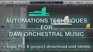 Automation Techniques for DAW Orchestral Music [upl. by Inohtna]