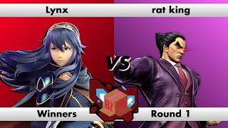 Lynx Lucina vs rat king Kazuya WINNERS ROUND 1  Blast Zone 73 [upl. by Rene]