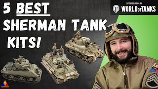 5 Sherman Tank Kits EVERY Scale Modeler Should Build At Least Once [upl. by Adorl]