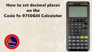 How to Round and set decimal places on the Casio fx9750GIII Graphing Calculator [upl. by Ramberg949]