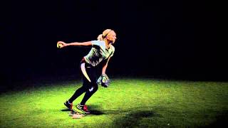 Power Drive Performance Fastpitch pitching mechanics in slow motion [upl. by Ben]