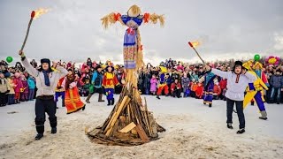 Russian traditions Maslenitsa [upl. by Esimehc]