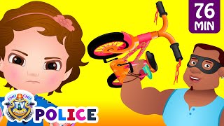 ChuChu TV Police Save The Bicycles of the Kids from Bad Guys  ChuChu TV Surprise Kids Videos [upl. by Enimrac]