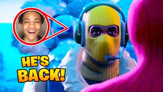 Ceeday RETURNS to Fortnite Chapter 3 Ceeday Reaction [upl. by Nwahsem298]