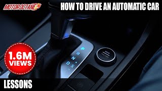 How to drive automatic car  MotorOctane [upl. by Disini]