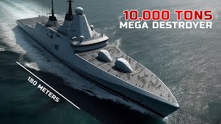 UK Builds 10000 Ton Destroyer Making It The Most Feared Warship On Earth  Navys Type 83 [upl. by Allerym54]