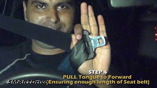 How to Secure Your Seat Belt Correctly  Every Time single handed operation Explained [upl. by Ajtak]