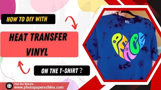 Glossy HTV for Custom TShirts with Colorway PU Heat Transfer Vinyl  Heat Transfer Tutorial [upl. by Birkett918]