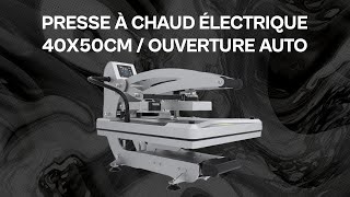 Tutoriel PRESSE À CHAUD électrique 40x50 cm  Des TRANSFERTS impeccables en QUELQUES MINUTES [upl. by Wexler]