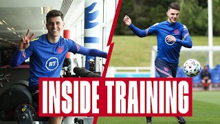 Gym Challenges TwoTouch amp Rondos  Inside Training  England [upl. by Anay]