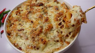 Baked Creamy Chicken Pasta By Recipes of the world [upl. by Durning423]