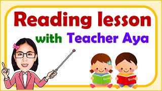 Reading lesson  Compilation  Teacher Aya Online Tutor [upl. by Ainoet]