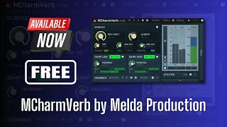 Amazing FREE Plugin MCharmVerb by Melda ProductionMFreeFXBundle  Sound Demo [upl. by Odnalra]