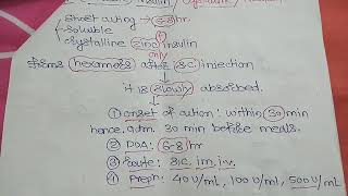 Regular and Isophane Insulin used in diabetes Mellitus [upl. by Schaab]