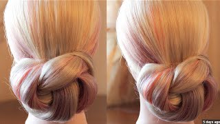 Peinado recogido sencillo paso a paso  Easy updo step by step [upl. by Attenohs138]