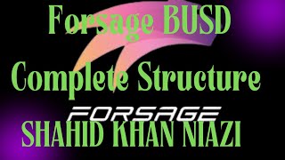 Forsage BUSD Complete Working StructureShahid Khan Niazi [upl. by Dobbins]