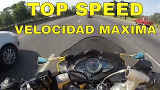 Rouser RS 200 Top Speed  velocidad maxima [upl. by Chicoine]