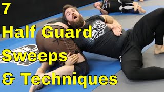 7 BJJ Half Guard Sweep Drills amp Techniques [upl. by Otto311]