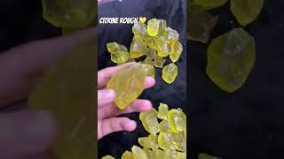 Beautiful rough citrine faced grade Dm for more details citrine rough crystaljewellery scintilla [upl. by Ennairam204]