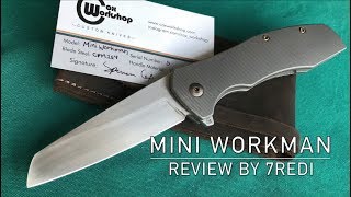 Cox Mini Workman Review  Near Perfect Custom EDC Flipper [upl. by Jude51]