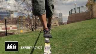 Slacklining Tips How to Slackline  REI [upl. by Leamhsi]