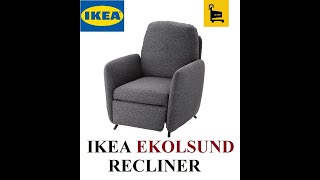 IKEA EKOLSUND Recliner product video by 1cliqkart [upl. by Akimot]