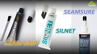 McNett Seam Grip  Seamsure  Silnet  Засоби для проклейки швів і не тільки [upl. by Enrev]