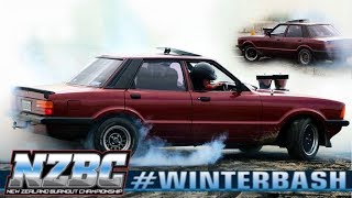 Sweet Mk5 Cortina Burnout  NZBC WinterBash [upl. by Epperson]