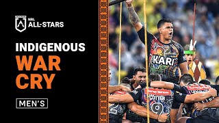 Indigenous Mens War Cry  2021 NRL AllStars [upl. by Mariand]