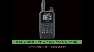 E49 Kenwood THD75A MARS Mod [upl. by Ennyrb729]