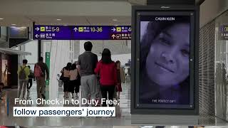 Hong Kong International Airport Advertising  Flight Triggered Campaign [upl. by Risley]