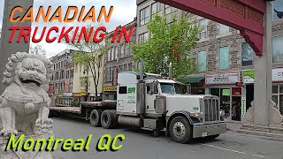 CANADIAN TRUCKING IN MONTREAL QUEBEC MAY 2024 PART 4 [upl. by Jollanta]