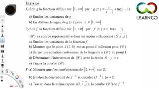 Bac  Fonction logarithme népérien  Exercice 3 [upl. by Ginder679]