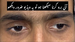 Learn how to thread eyebrows Easy amp Quick Way For Beginners  eyebrow ko shape kaise de [upl. by Naugal]