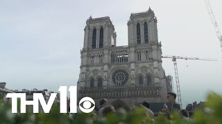 Restoration of NotreDame cathedral in Paris nearing completion [upl. by Ludovick553]