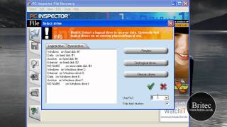 Data Recovery Recover Deleted Files and Lost Data for Free with PC Inspector by Britec [upl. by Natalya]