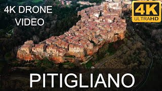 Discover Sorano and Pitigliano the Tuscany tuff towns in this 4k drone video  Maremma Italy [upl. by Radbourne]