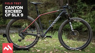 2021 Canyon Exceed CF SLX 9 hardtail review a racing MTB [upl. by Howes]