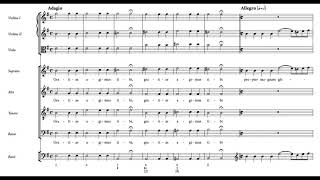 Gratias agimus tibi Gloria  A Vivaldi Score Animation [upl. by Chavaree]