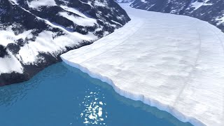 Animation How a Glacier Melts [upl. by Heiney]