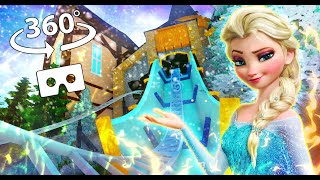 Epic Frozen Roller Coaster POV 360° [upl. by Roda926]