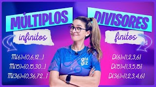 MÚLTIPLOS E DIVISORES  RESUMÃO  6º e 7º ano [upl. by Ahsele]